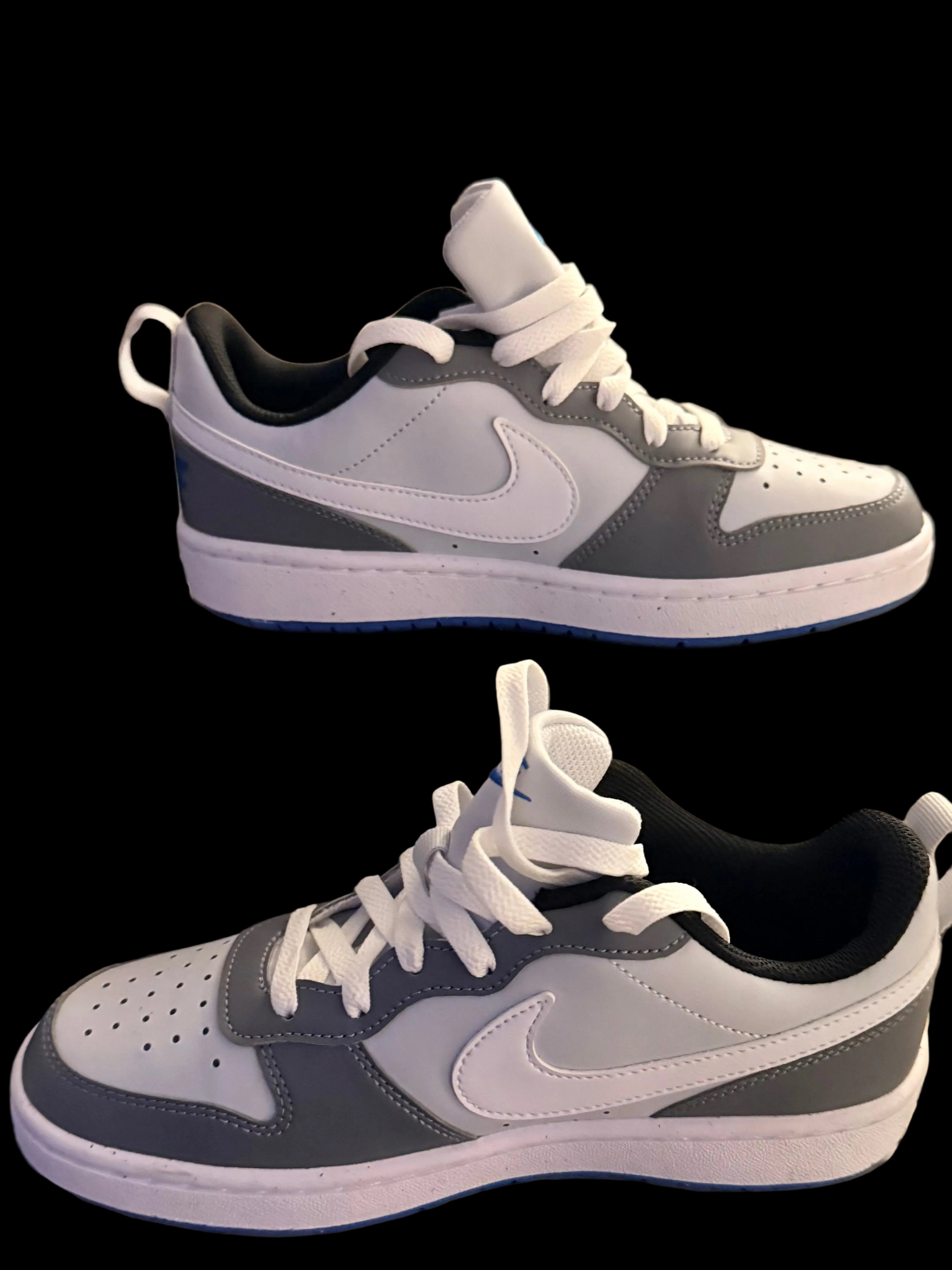 Nike Court Borough Low — Never Worn | White, Gray & Blue