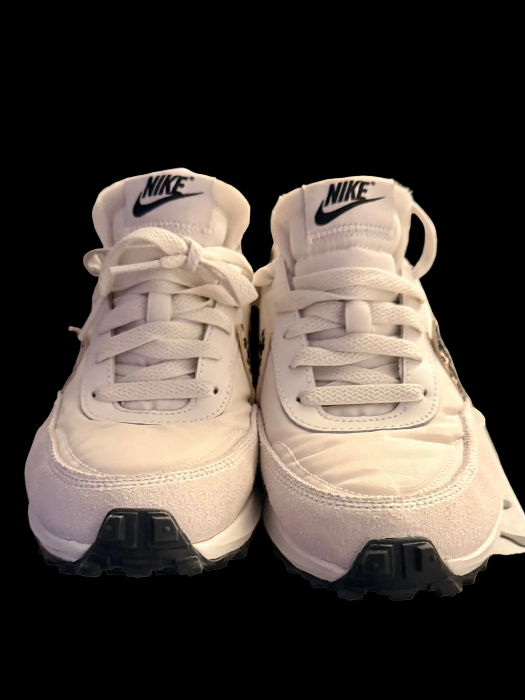 Nike Debut Waffle — Women's Size 7.5 | Cream & Leopard | Gently Used