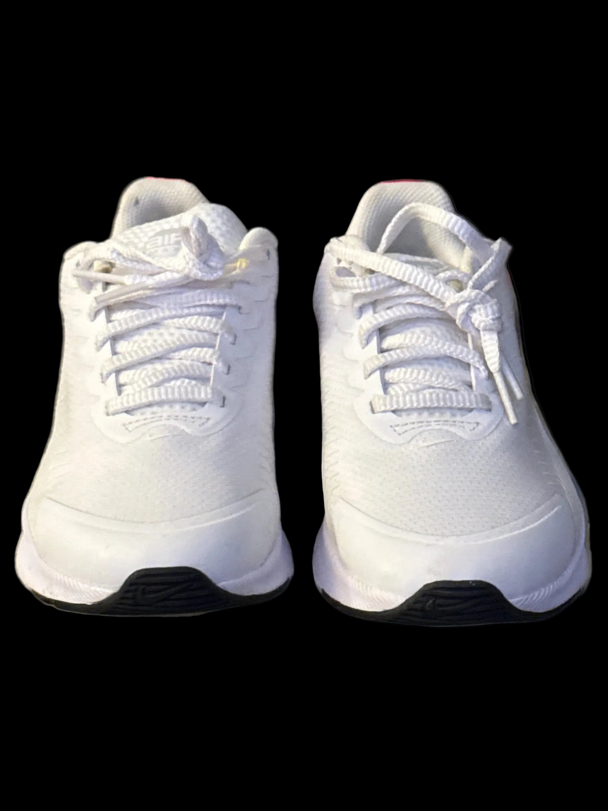 Nike Air Max Nuaxis — Women's Size 7.5 | Running | Gently Worn | White & Aster Pink