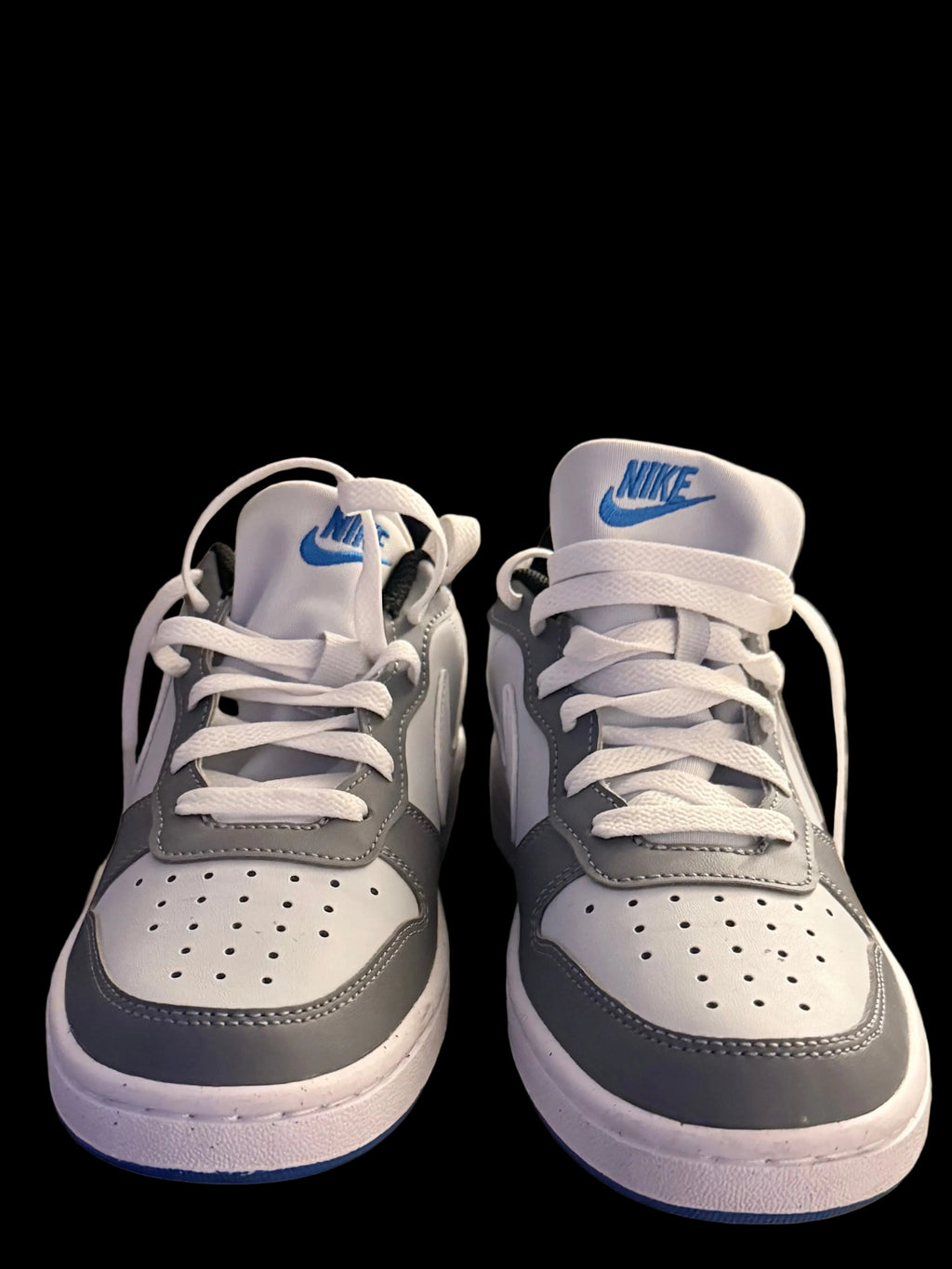 Nike Court Borough Low — Never Worn | White, Gray & Blue
