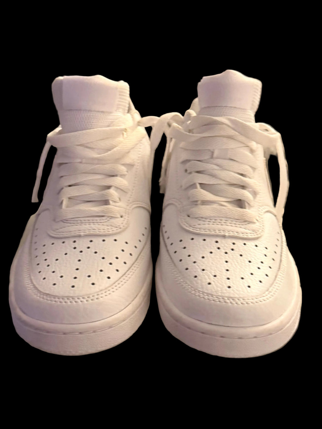 Nike Court Vision Low — Women's Size 7 | White | Gently Used, Never Worn Out