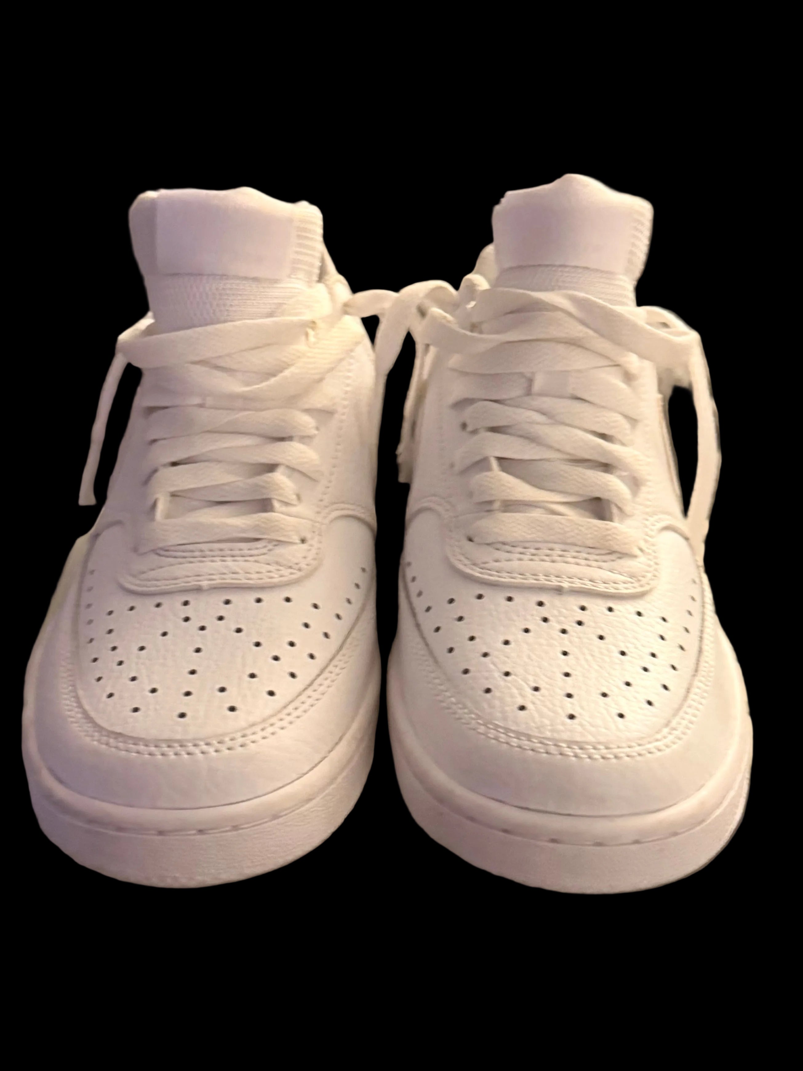 Nike Court Vision Low — Women's Size 7 | White | Gently Used, Never Worn Out